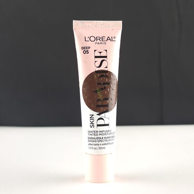 L'Oreal Paris Skin Paradise  ''DEEP #05''  Tinted Moisturizer SPF 19 NEW Full