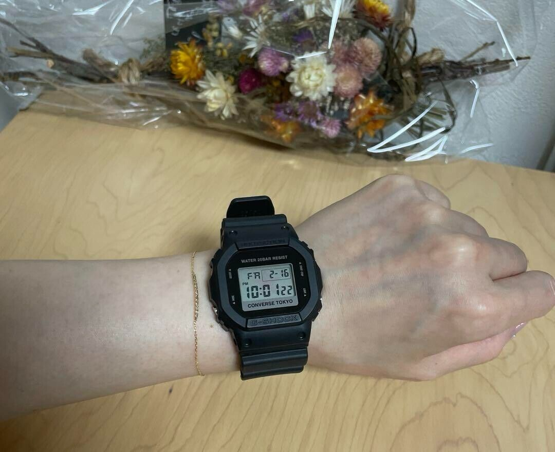 G-SHOCK コンバーストウキョウコラボウォッチ　DW-5600VT ブラック G-Shock Converse Tokyo Collaboration DW-5600VT Black Watch