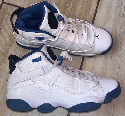 Size 9 - Jordan 6 Rings White Dark Marina Blue 322992-114 | eBay display picture 2