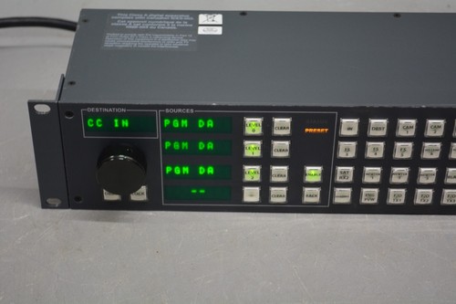 ^ Leitch RCP-ABA2-XYP 16x16 Audio Video Router #X3012 - Picture 2 of 5