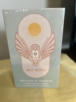 Wise Words Reclaim & Restore Affirmation Cards To Awaken Your Inner Healer 