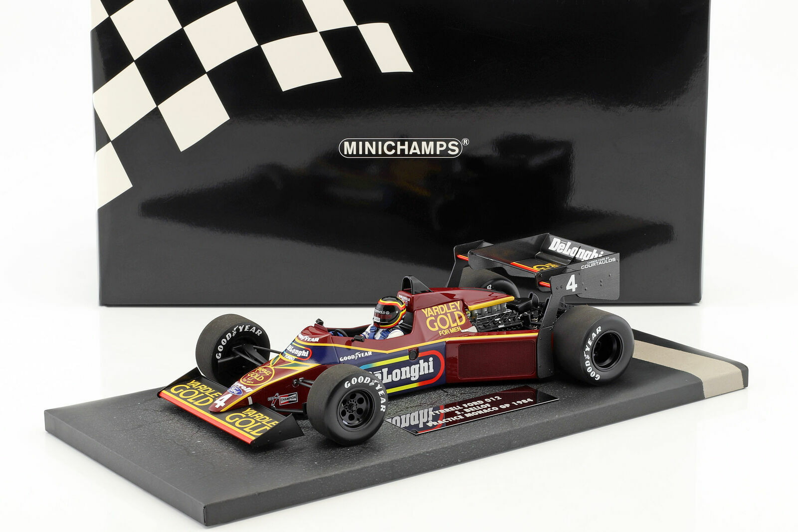 F1 Tyrrell Ford 012 Minichamps 1:18 miniature Bellof Monaco 1984