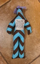 Purple Hair Blue Brown Stripes When Things Dont Go Well Dammit Doll Voodoo