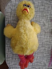 Vintage 1986 Ideal Big Bird Story Magic Talking Plush Sesame Street Tested Works