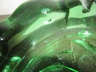 Vintage MCM Clear Green Glass Ashtray Flower Floral Magnolia Mid Century Modern — photo 7