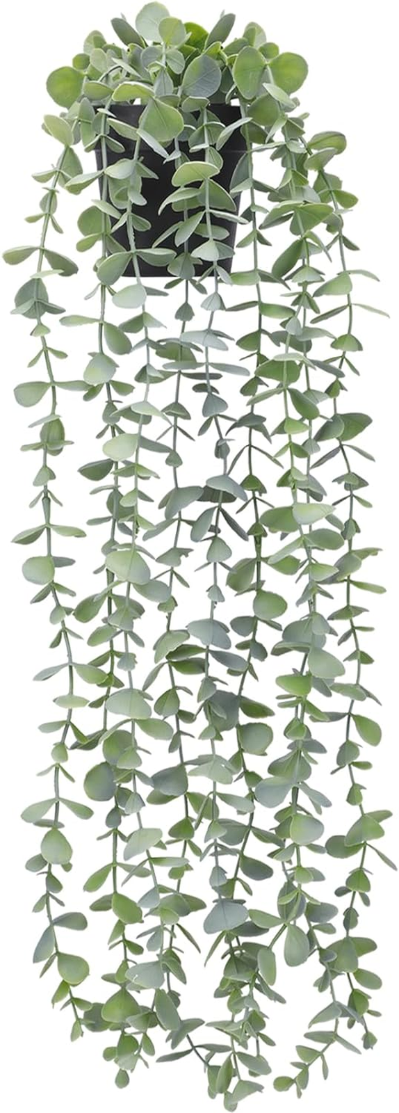 Artificial Hanging Plants - Small Fake Potted Decor for Indoor Greenery