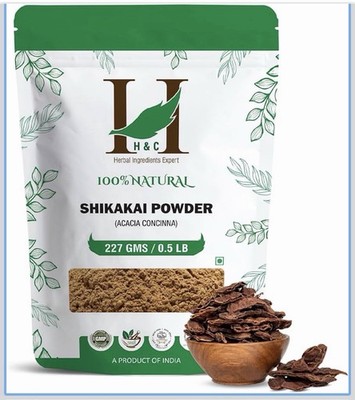 H&C Herbal Shikakai Powder 100% Natural Acacia Concinna Hair Cleanser