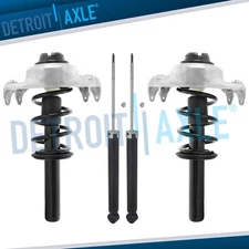 Front Struts w/Coil Spring Rear Shock Absorbers for Audi A4 Quattro A5 Quattro