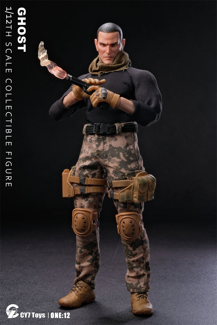 CY7-TOYS 1/12 The Ghost Male Soldier 6