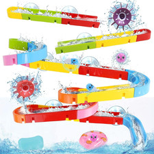 Bath Toys for Kids Ages 4-8 3-5 Toddler Bath Toys City Car Slide Fun DIY Bathtub