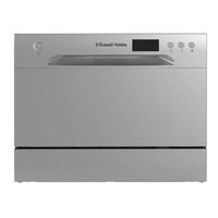Russell Hobbs RHTTDW6S Table Top Dishwasher Freestanding 6 Settings Silver