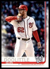 Sean Doolittle 2019 Topps #236 Nationals MLB READ FREE SHIPPING AutographDen