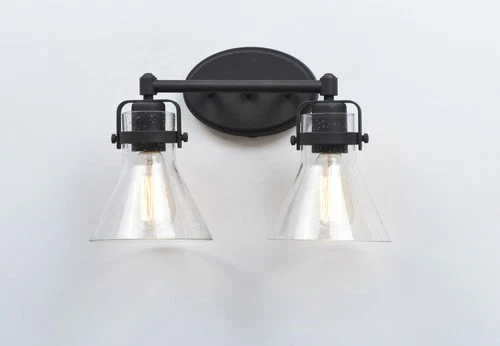 Maxim 26112 Seafarer 15" Seedy Glass Bathroom Light - Picture 10 of 13