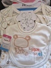 Juniors 10pc Baby Gift Set Newborn 0-3 Months Neutral Unisex Bear BNWT Shower Gi