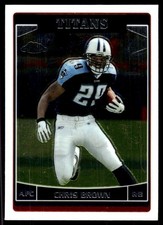 Chris Brown 2006 Topps Chrome #44 Titans NFL READ FREE SHIPPING AutographDen
