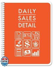 BookFactory Daily Sales Detail Log Book/Order Log Book/Daily Cust
