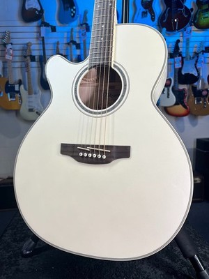 Takamine GN37CE NEX Acoustic-electric Guitar - Pearl White GET PLEK'D! 312