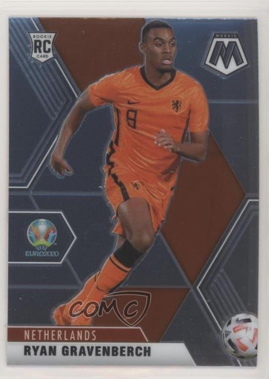 2021 Panini Mosaic UEFA Euro 2020 Ryan Gravenberch #148 3pu