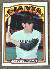 1972 Topps Set Break Dave Kingman Rookie #147 NM-MT or BETTER RC BEAUTIFUL CARD. rookie card picture