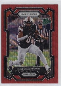 2024 Panini Prizm Draft Picks Ruby Wave Prizm Ollie Gordon II #102