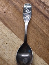 Kultakeskus Christening Spoon Elephant Trunk Up 5.25" Baby Gift