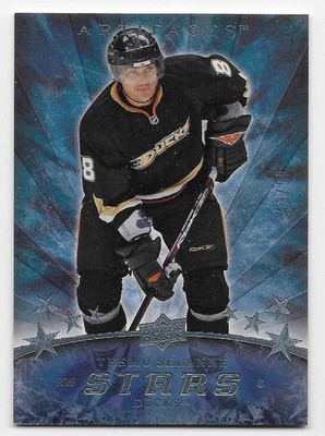 08/09 UD ARTIFACTS STARS BLUE PARALLEL #197 Teemu Selanne #43/50