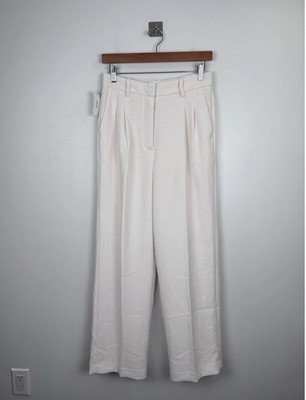 NWT Aritzia Women Effortless Light Birch Pant Size 6 *flawed Pants Fit Small