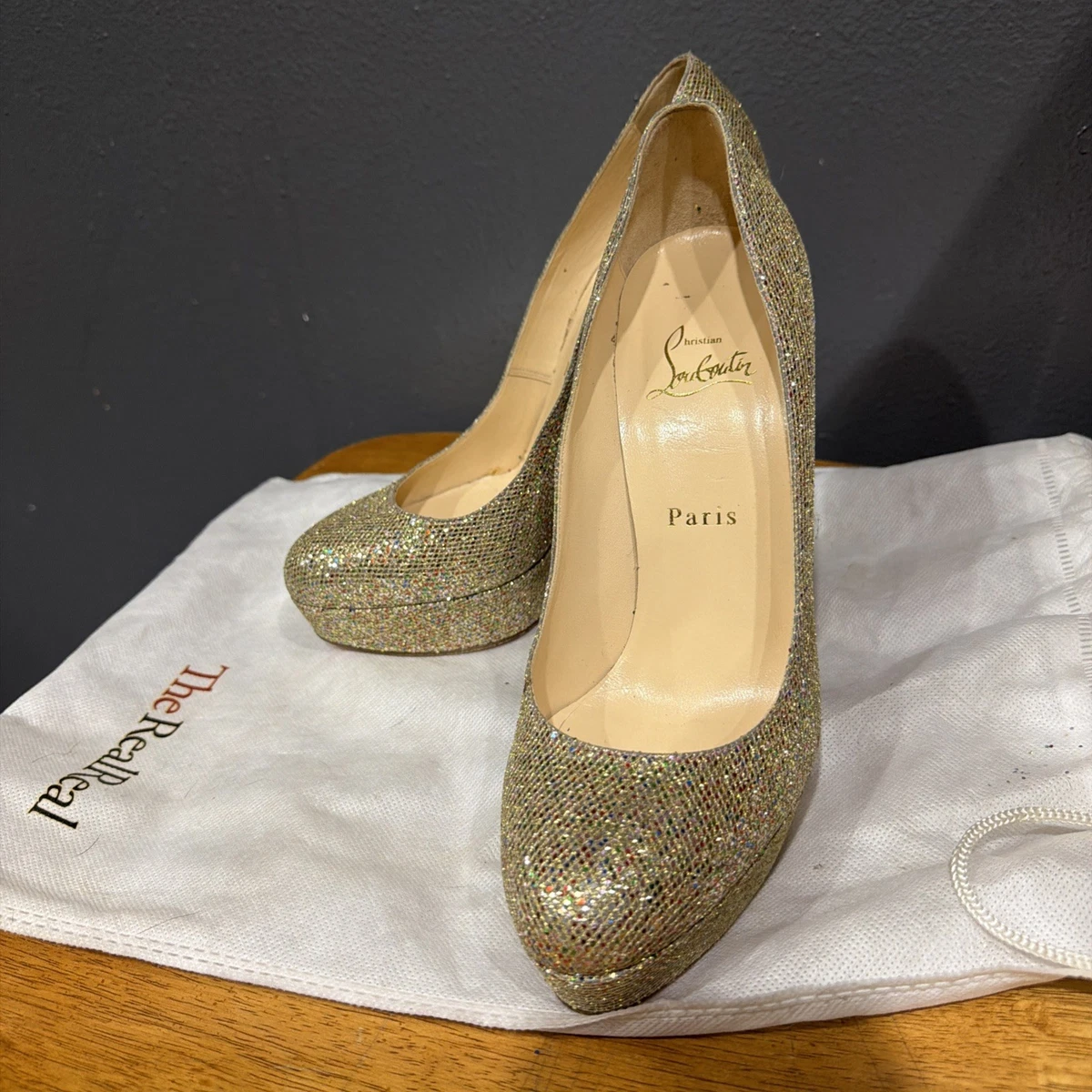 Christian Louboutin Gold Shoes for Women for sale | eBay