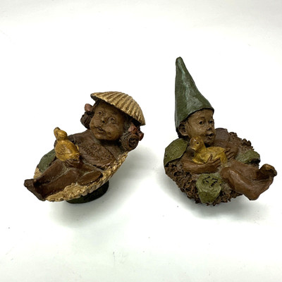 Tom Clark DARCY & ERNIE Figurines Cairn Studios Charmers INK SIGNED CHIPPED BEAK