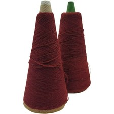 Vintage Brandy Acrylic Yarn Cones 2/24 Sellers Mfg Co