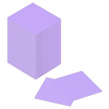 72Pcs 1.2 x 1.2 Inch Mosaic Mirror Tiles, Purple Self-Adhesive Glass Stickers