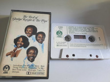 GLADYS KNIGHT  THE PIPS - THE BEST OF  - CASSETTE TAPE ALBUM 1976