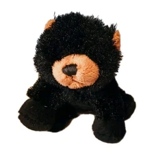 Ganz Webkinz Lil Kinz Black Bear HS004 Plush Stuffed Animal Toy 5"