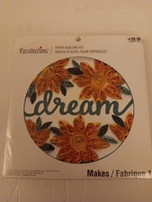 Recollections 705611 Paper Quilling Kit Dream Finished Size 7.625 X 7.625 In
