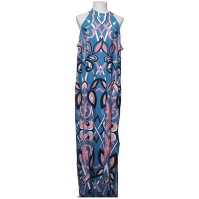 Bodyflirt Boutique, Maxikleid, Größe: 48/50, Blau/Pink/Weiß #nW3