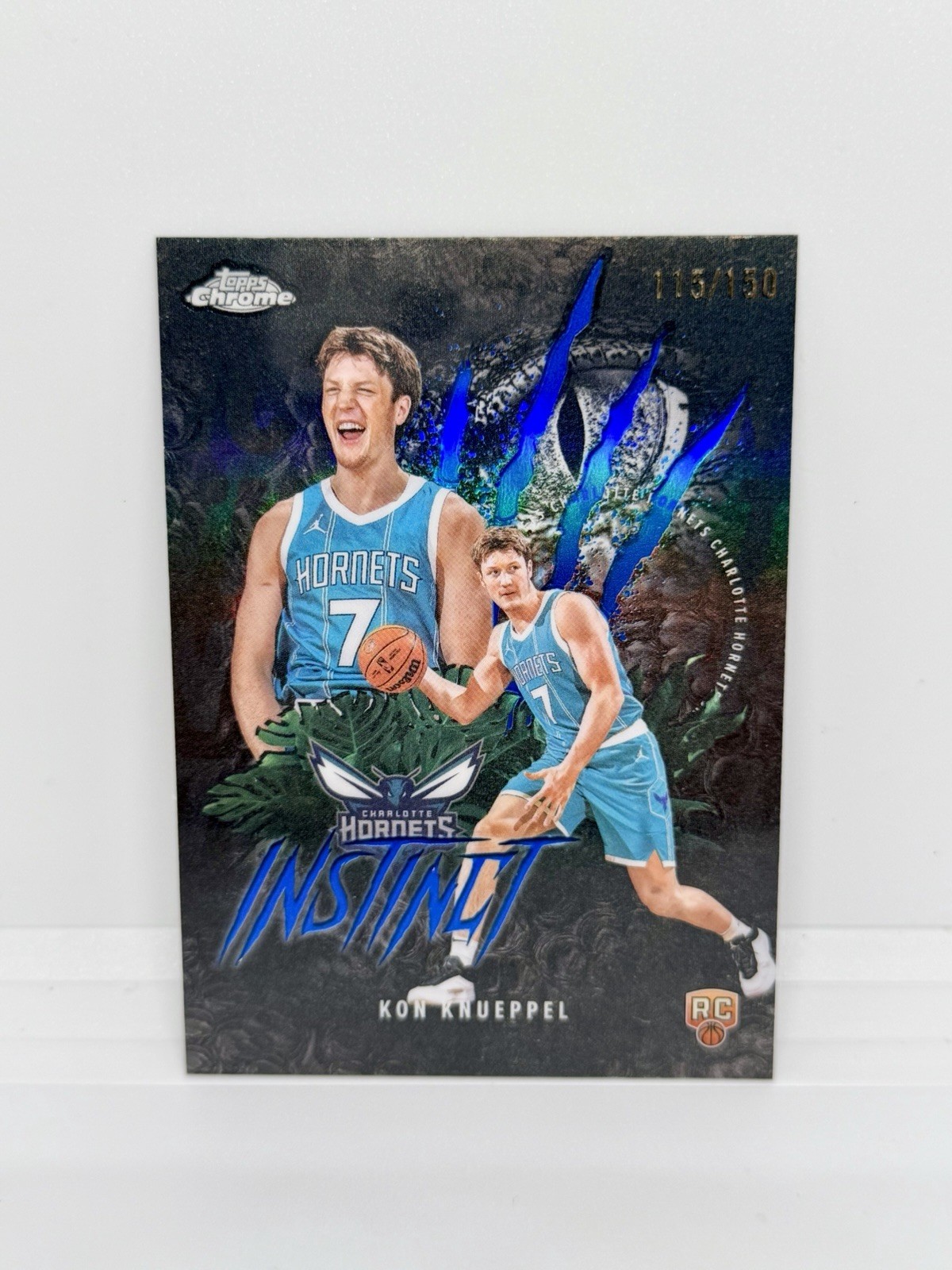 KON KNUEPPEL Rookie 2025-26 Topps Chrome Instinct Blue Refractor /150 #INS-14