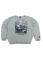 1998 Starter New York Yankees World Series Champions Gray XL Sweatshirt