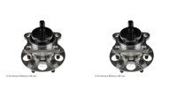 Blue Print 2X Radnabe Radlagersatz Hinterachse FüR Toyota Prius W3