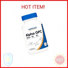 Nutricost Alpha GPC 600mg, 60 Vegetarian Capsules - Non-GMO and Gluten Free, 300