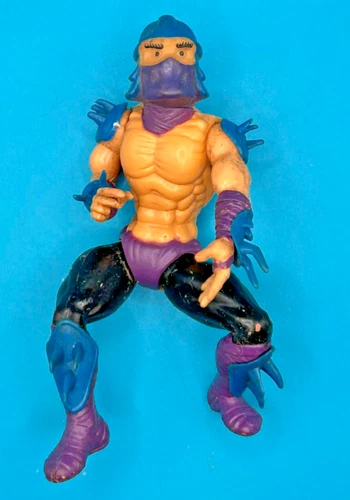 Teenage Mutant Ninja Turtles 1988 Shredder Vintage Soft Head Playmates TMNT