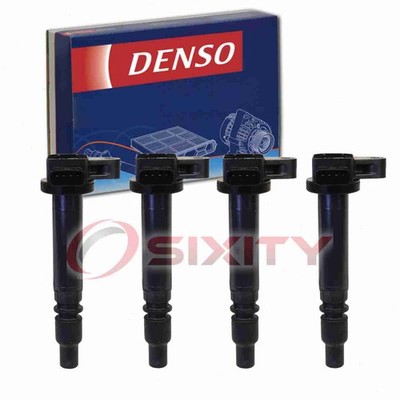4 pc Denso Direct Ignition Coils for 2000-2004 Toyota Tacoma 2.4L 2.7L L4 bm