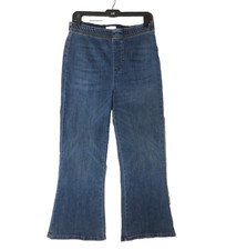 Pilcro Anthropologie Stretch Jeans Womens Medium Denim Blue Flared High Rise