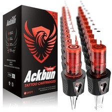 50 Pack Assorted Tattoo Cartridge Needles   12 Mixed Sizes 5RL, 7RL, 9RL, 11RL