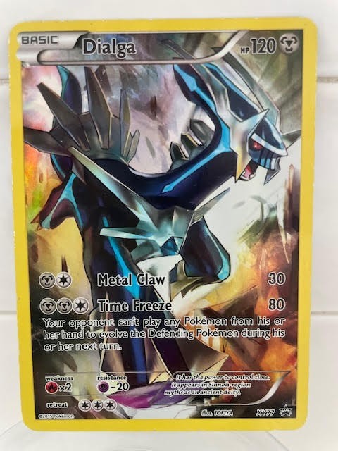 DIALGA  XY77 Holo MYTHICAL Full Art Black Star Promo 2015 Pokemon Card - LP