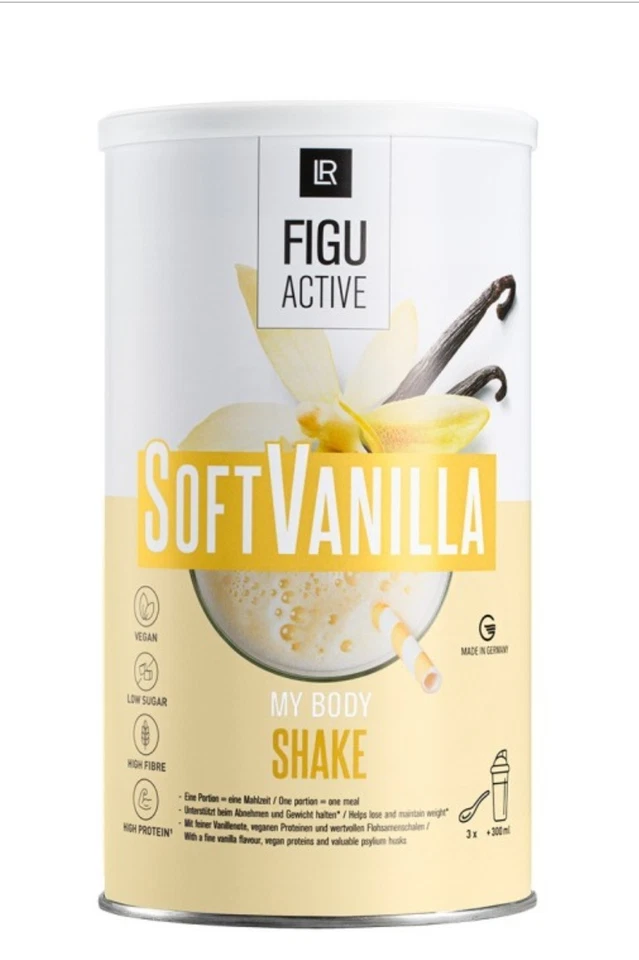 LR FIGUACTIVE Soft Vanilla Vanille Shake 496g (€57,44/kg)  MHD 11/26 - Bild 1 von 1