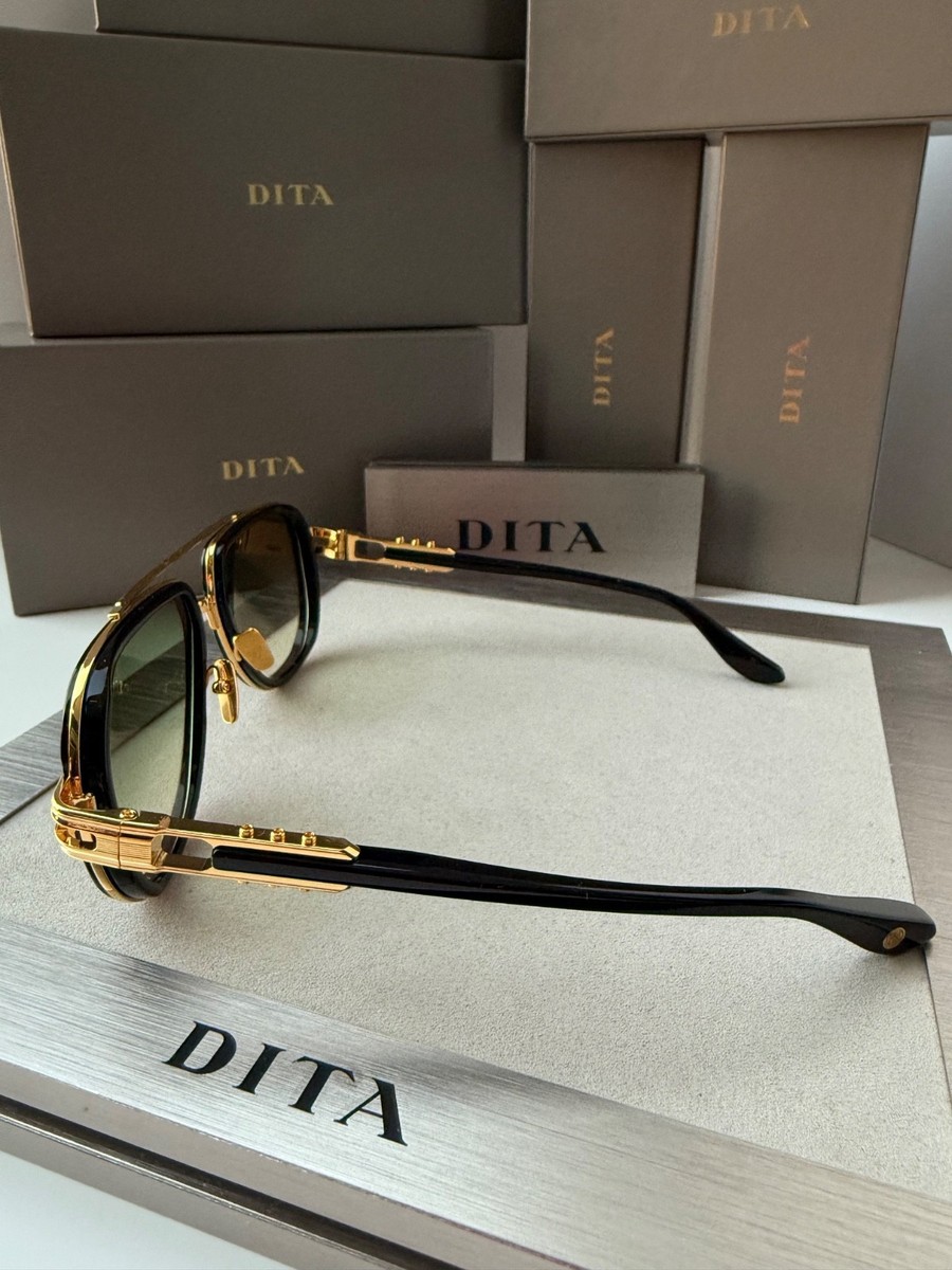 DITA ディータ サングラス VASTIK DTS441-A-01 日本製 ヴァスティック ティアドロップ ワッパ インナーセルリム 01 Gold/Black 65009519 VASTIK - DITA Eyewear Official