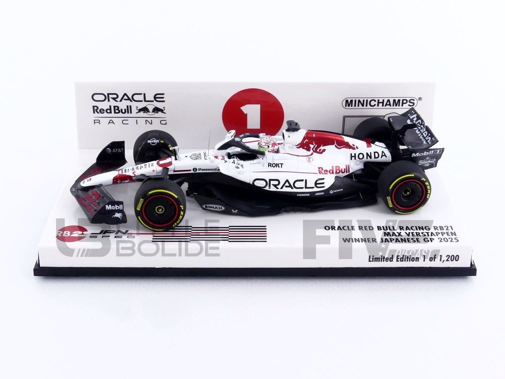 ミニチャンプス1/43 RedBull RB21 M.フェルスタッペン 日本GP ミニチャンプス1/43 RedBull RB21 M.フェルスタッペン 日本GP