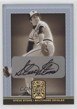 2005 Donruss Greats Gold Holofoil Signatures Steve Stone #79 Auto k5i