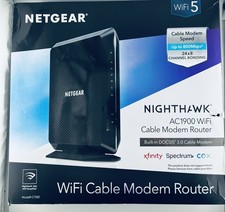 NETGEAR Nighthawk Modem Router Combo C7000, AC1900 DOCSIS 3.0