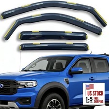 Extra Durable in-Channel Rain Guards Window Visors Maverick 2022-2026